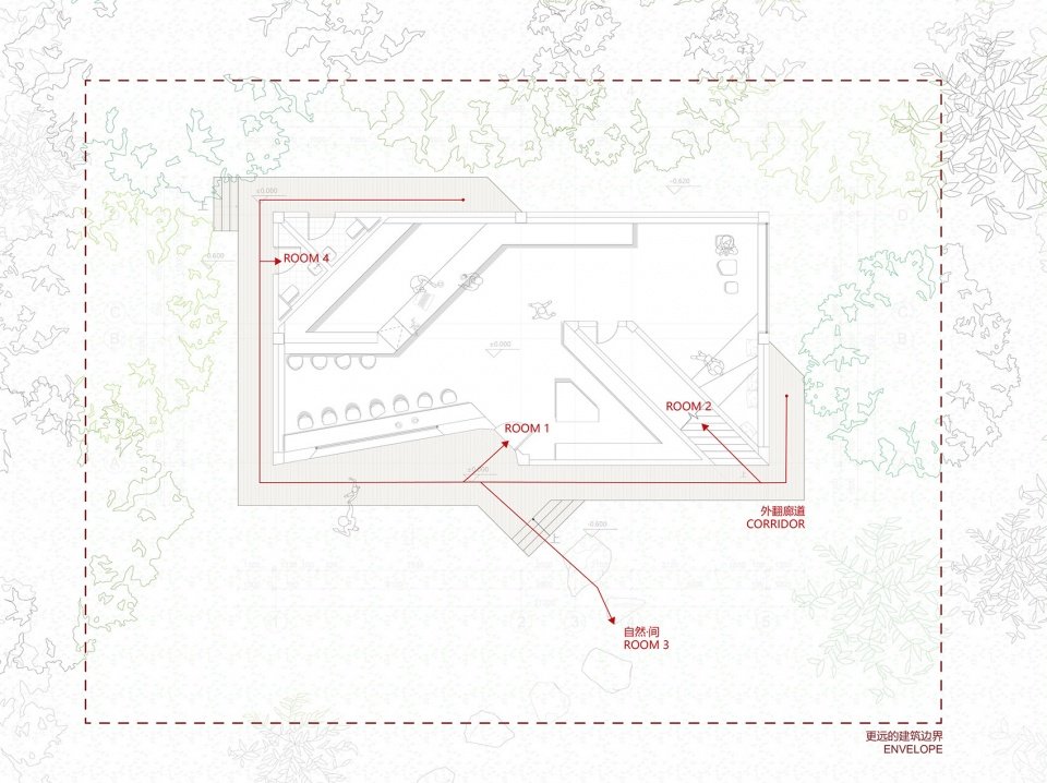 秦岭宿集 空山九帖书店·王维的寂寞、山果落餐厅 / STUDIO QI