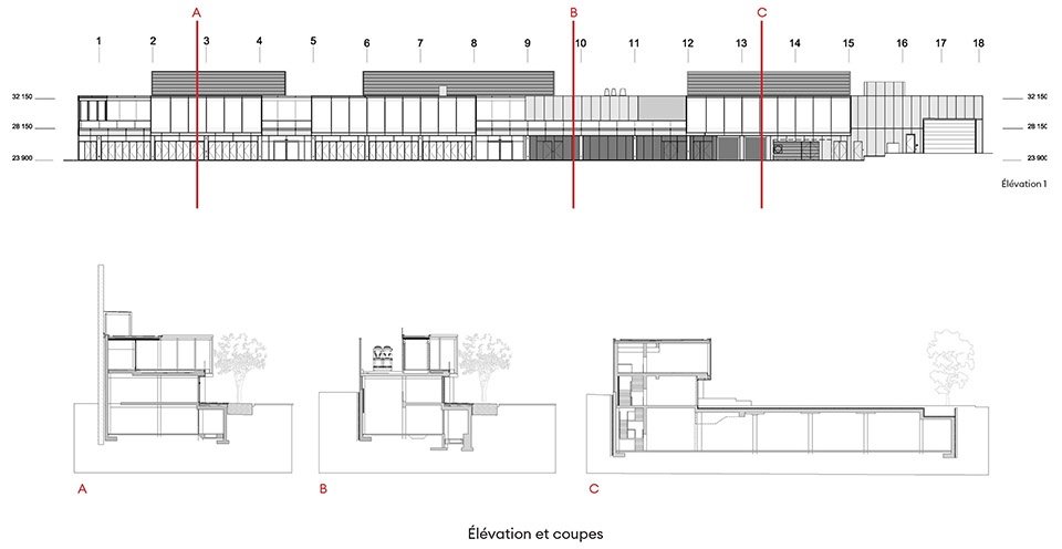 Esplanade Tranquille 商业空间，蒙特利尔 / Les architectes FABG