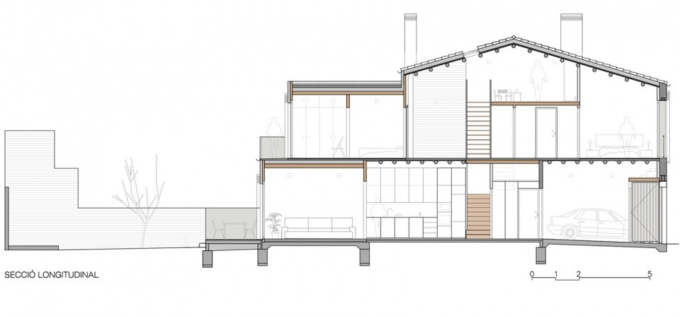 95PLA 特拉萨联排住宅翻新扩建，巴塞罗那 / Vallribera Arquitectes