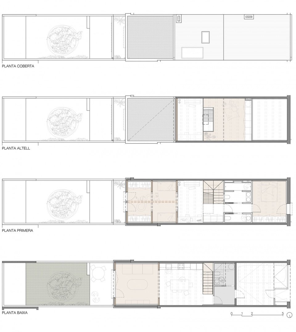 95PLA 特拉萨联排住宅翻新扩建，巴塞罗那 / Vallribera Arquitectes