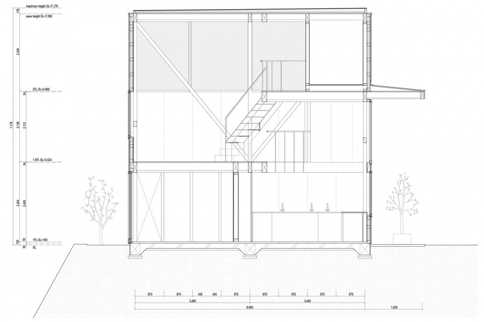 江津住宅，日本 / 矢桥彻建筑设计事务所