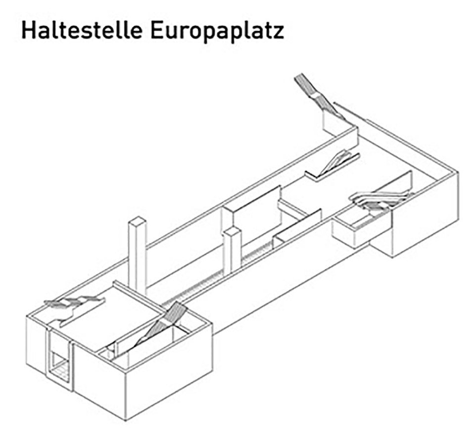 Karlsruhe 轻铁隧道，德国 / allmannwappner