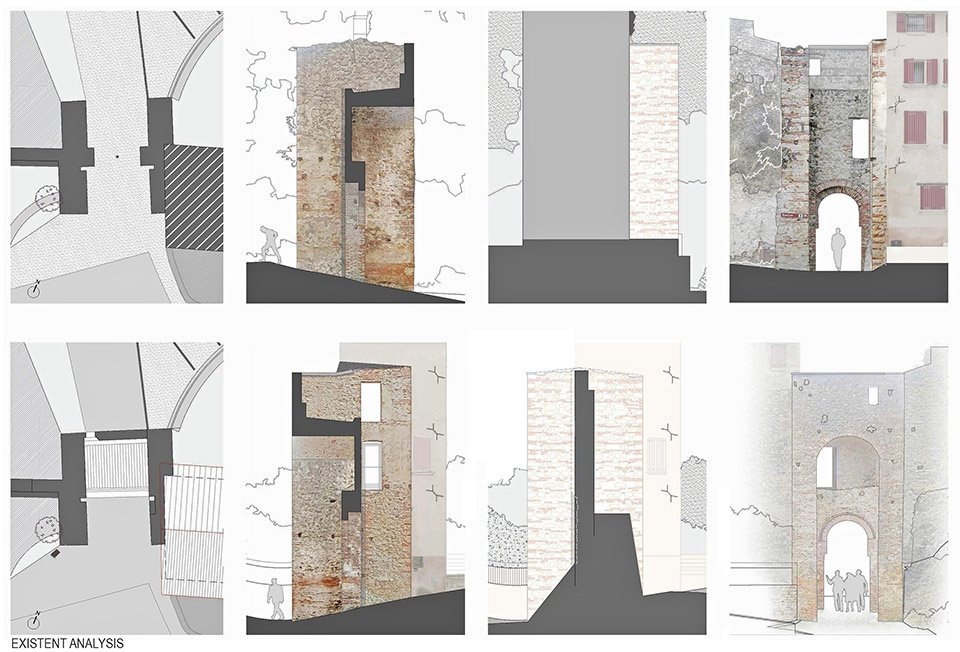 Portello Colmarion 城门修复，意大利 / Studio Bressan