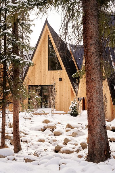 A-Frame Club 度假小屋，科罗拉多 / Skylab Architecture