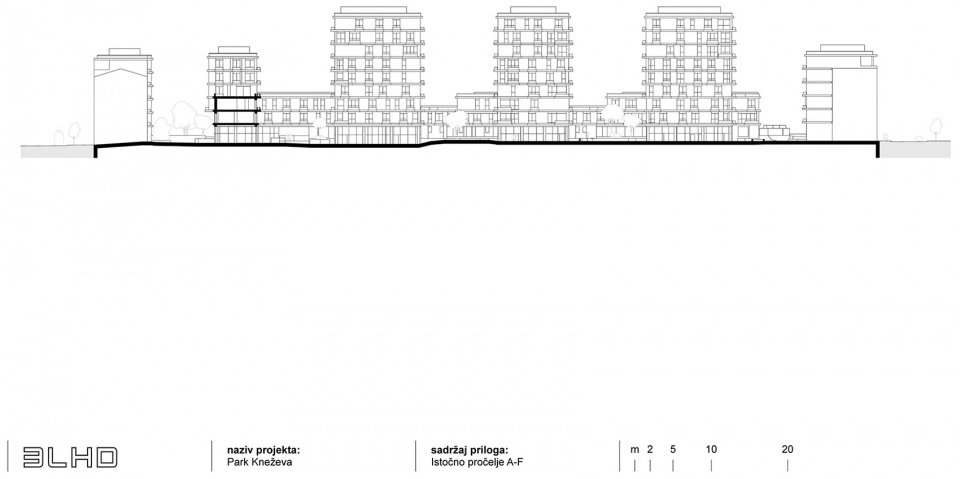 Park Kneževa 住宅街区，克罗地亚 / 3LHD