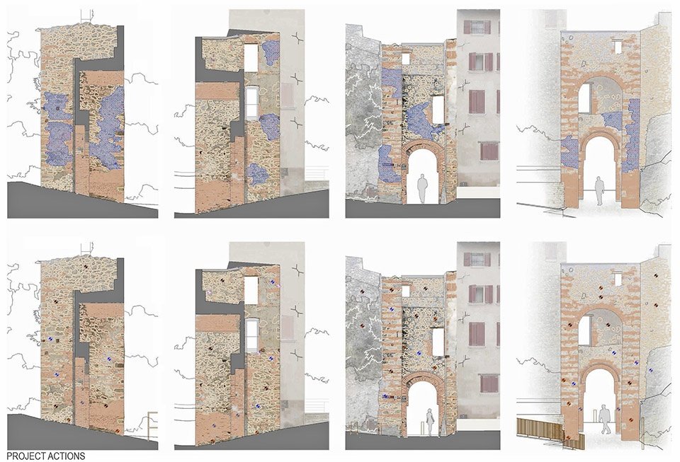 Portello Colmarion 城门修复，意大利 / Studio Bressan