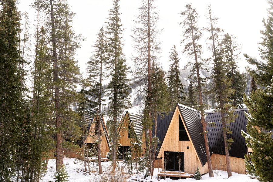 A-Frame Club 度假小屋，科罗拉多 / Skylab Architecture