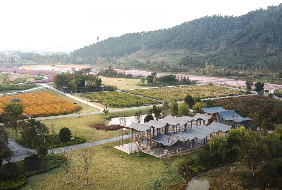 径山花海帐亭，杭州 / 浙江农林大学园林设计院 + 东维建筑