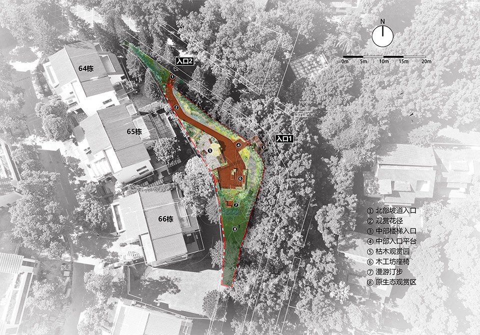 鲸山别墅社区共建花园，深圳 / 哈尔滨工业大学（深圳）建筑学院公共空间实验室