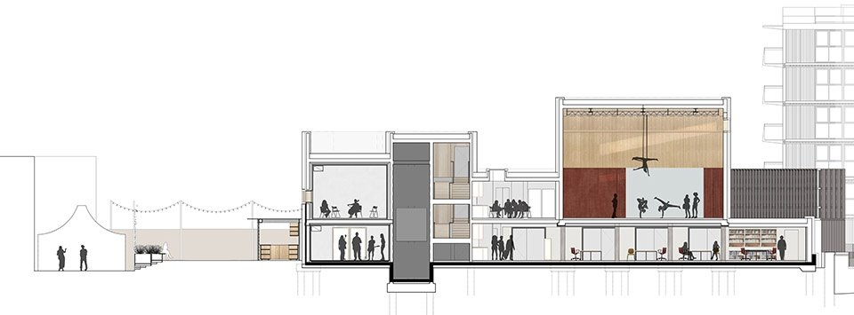 Roundhouse 青年创意中心，伦敦 /  Architects Paddy Dillon + Reed Watts Architects
