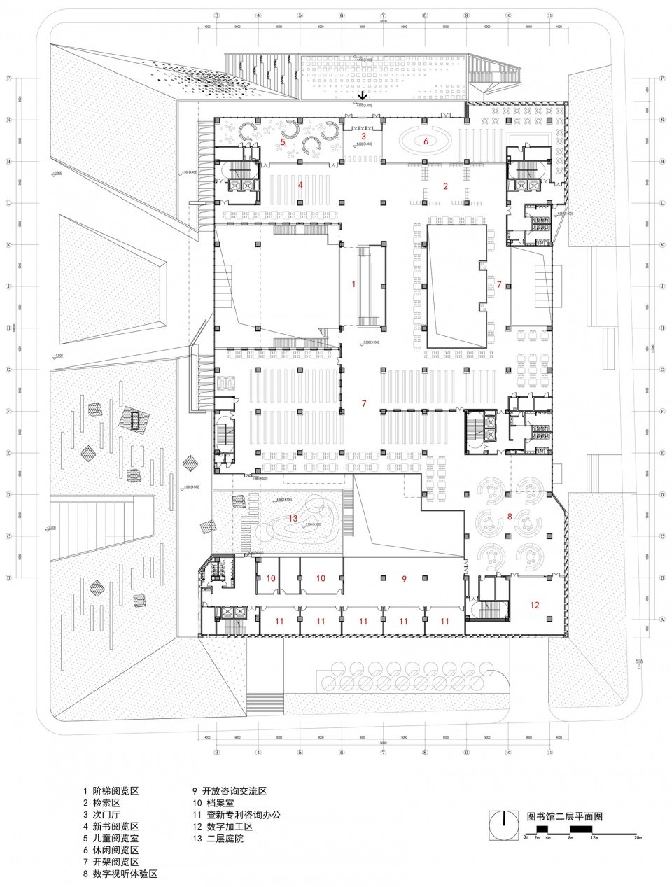 西北农林科技大学北校区图书馆，陕西 / 华南理工大学建筑设计研究院有限公司 陶郅工作室