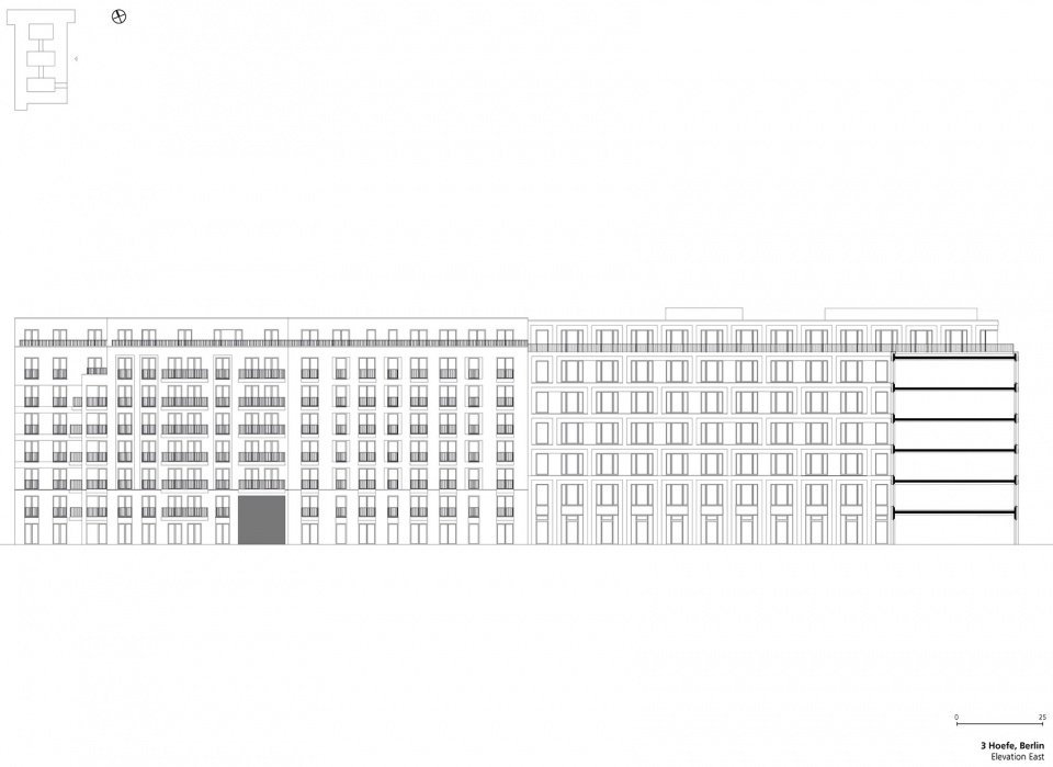 三庭院建筑综合体，德国 / TCHOBAN VOSS Architekten