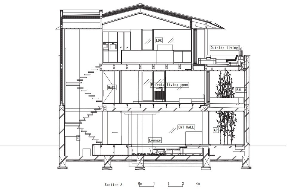 C4L 住宅，东京 / CUBO design architect