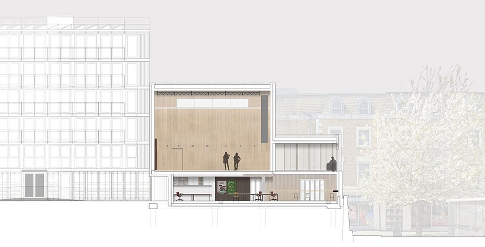 Roundhouse 青年创意中心，伦敦 /  Architects Paddy Dillon + Reed Watts Architects