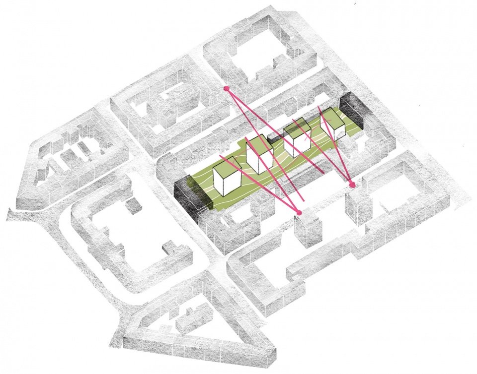 Park Kneževa 住宅街区，克罗地亚 / 3LHD