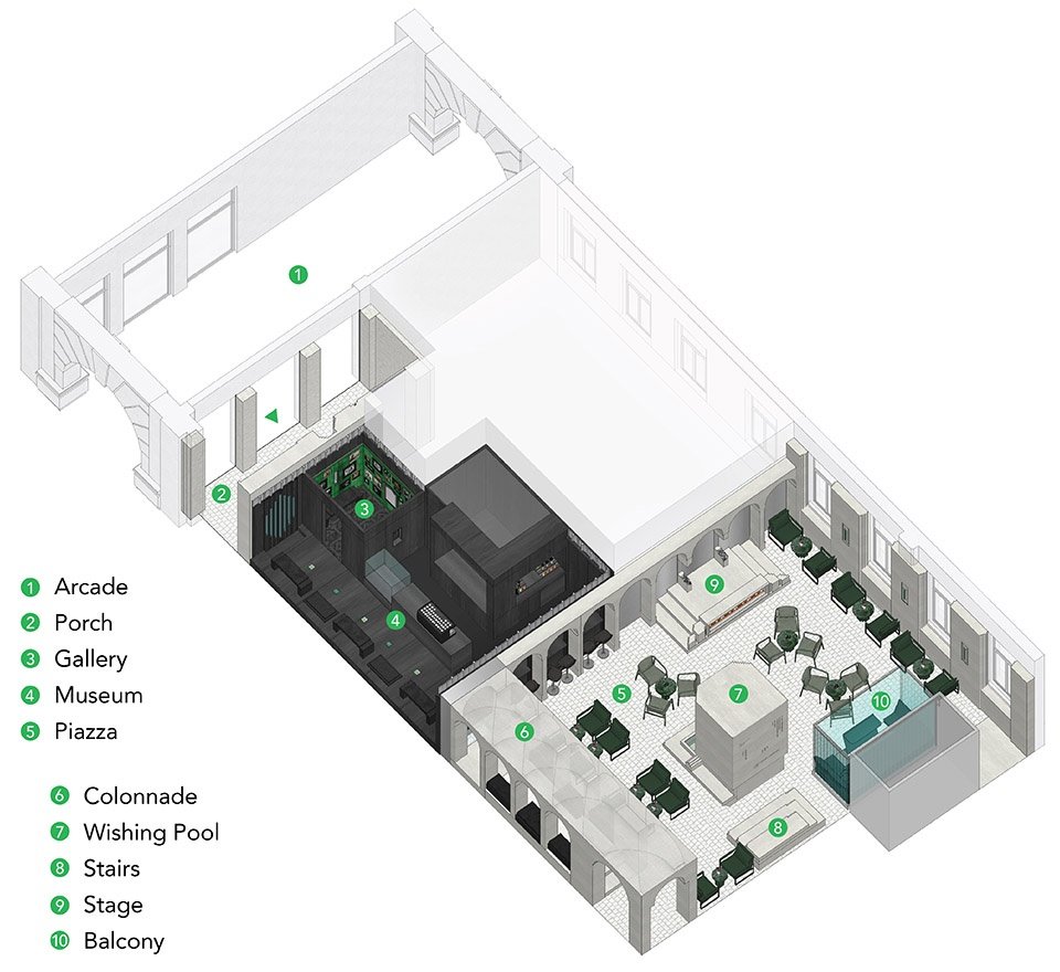 Piazza in a room: Mapoly Coffee 满坡栗咖啡(历史博物馆店)/ Wutopia Lab Piazza in a room: Mapoly Coffee 满坡栗咖啡(历史博物馆店)/ Wutopia Lab