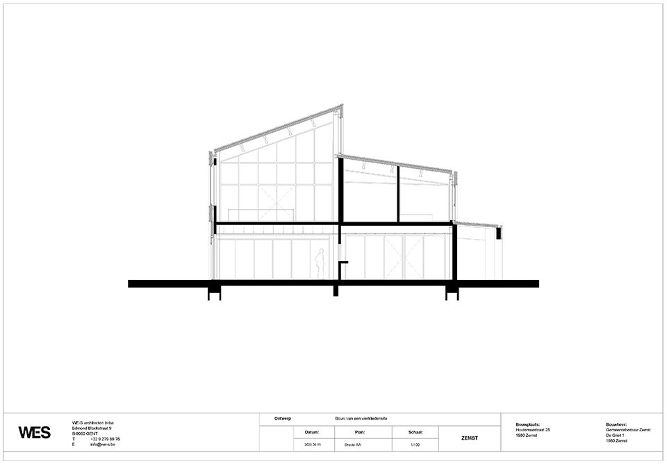 Zemst：工坊车间和办公空间，比利时 / WE-S architects