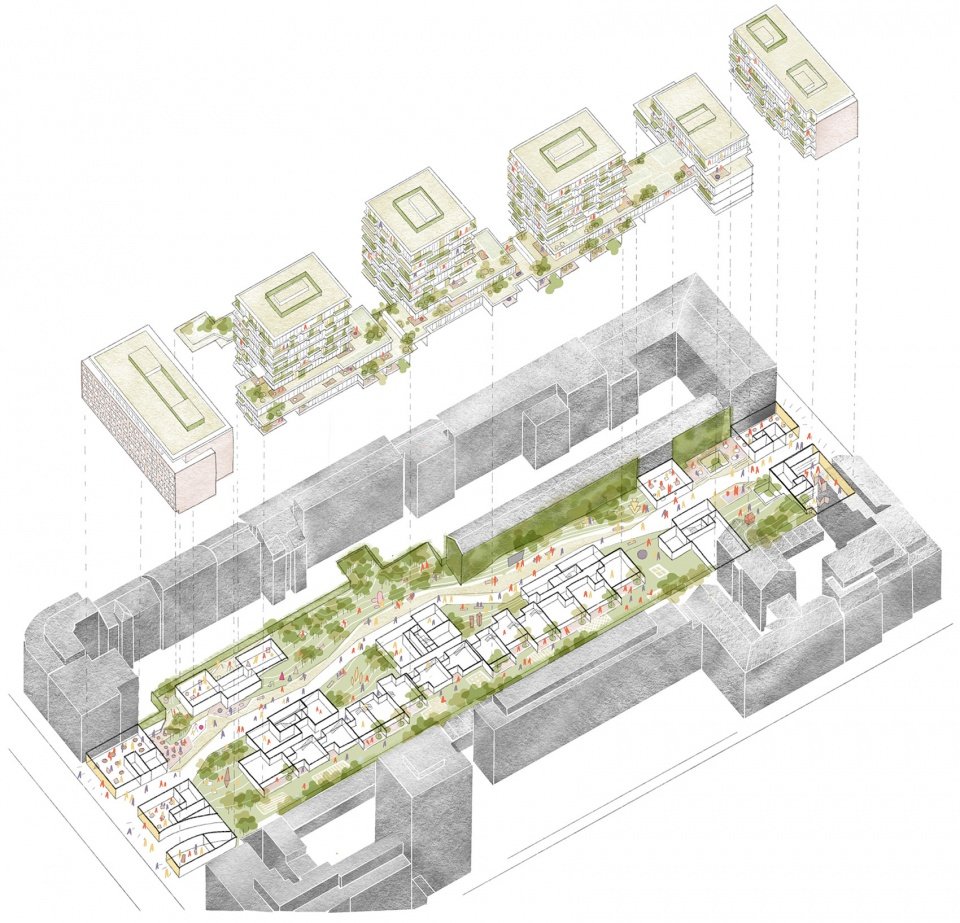 Park Kneževa 住宅街区，克罗地亚 / 3LHD