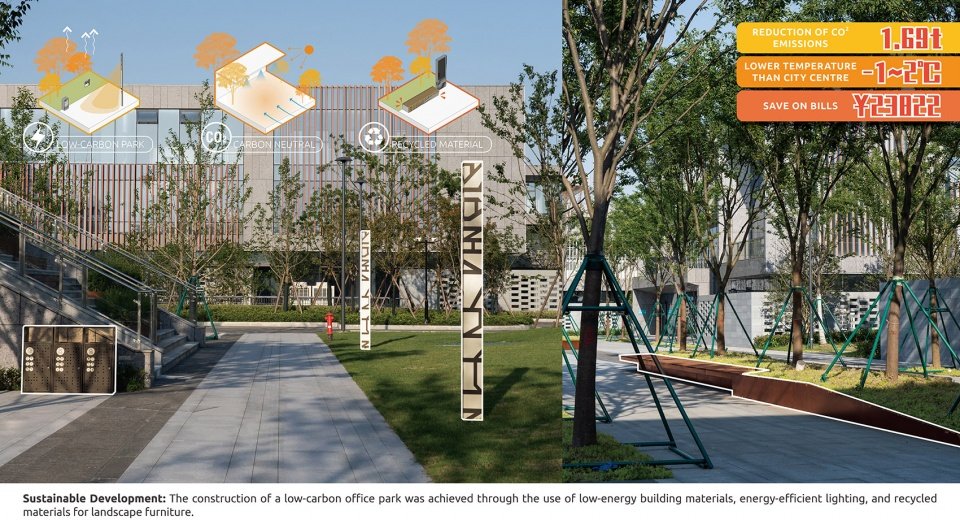 海宁浙江大学国际校区北侧办公园区 / 奥雅设计