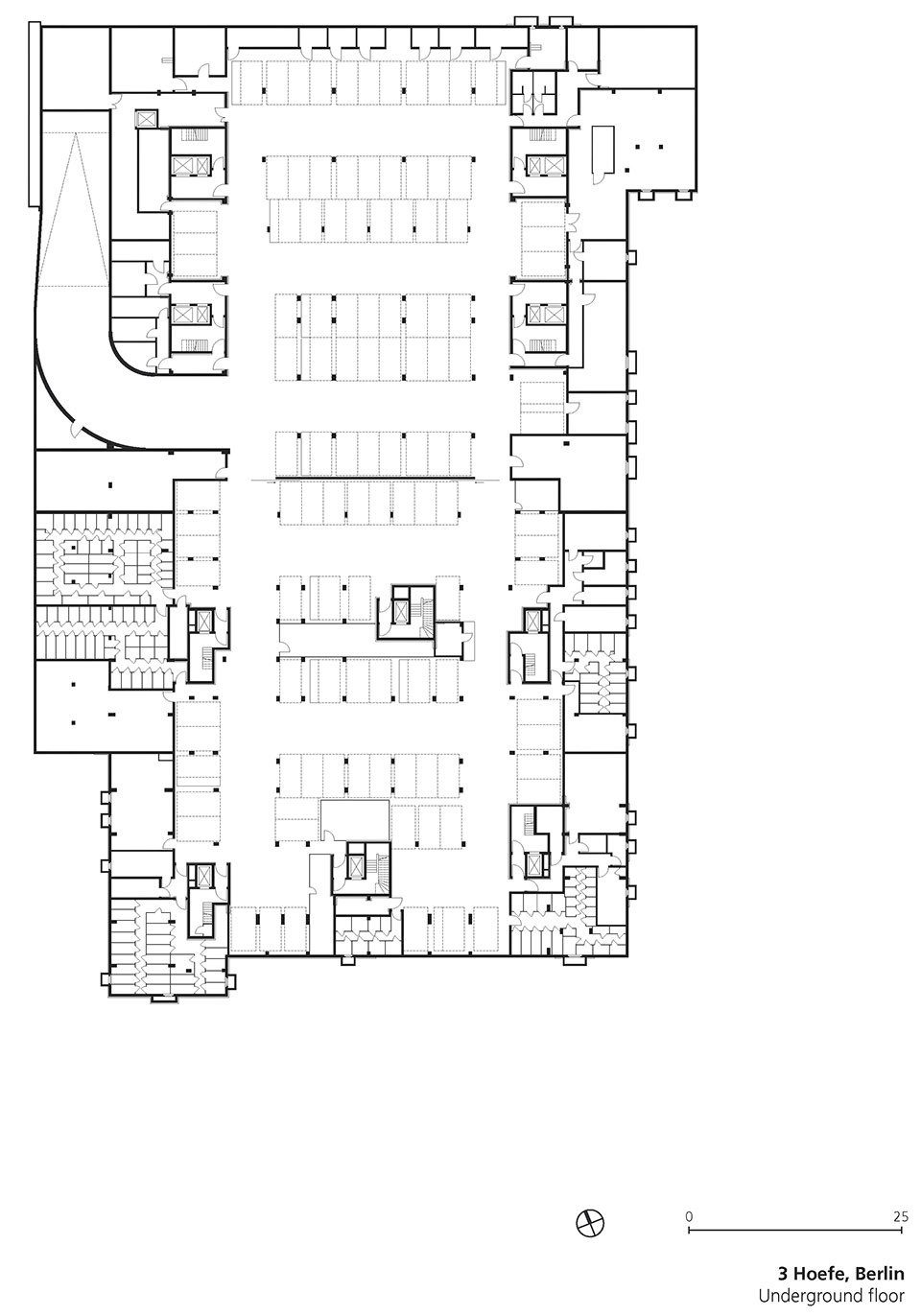 三庭院建筑综合体，德国 / TCHOBAN VOSS Architekten