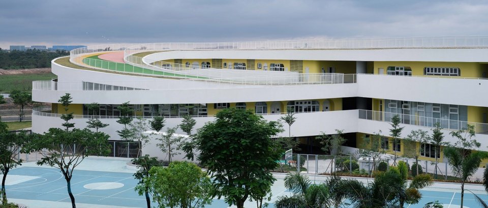 海口江东寰岛实验学校 / 迹·建筑事务所（TAO）