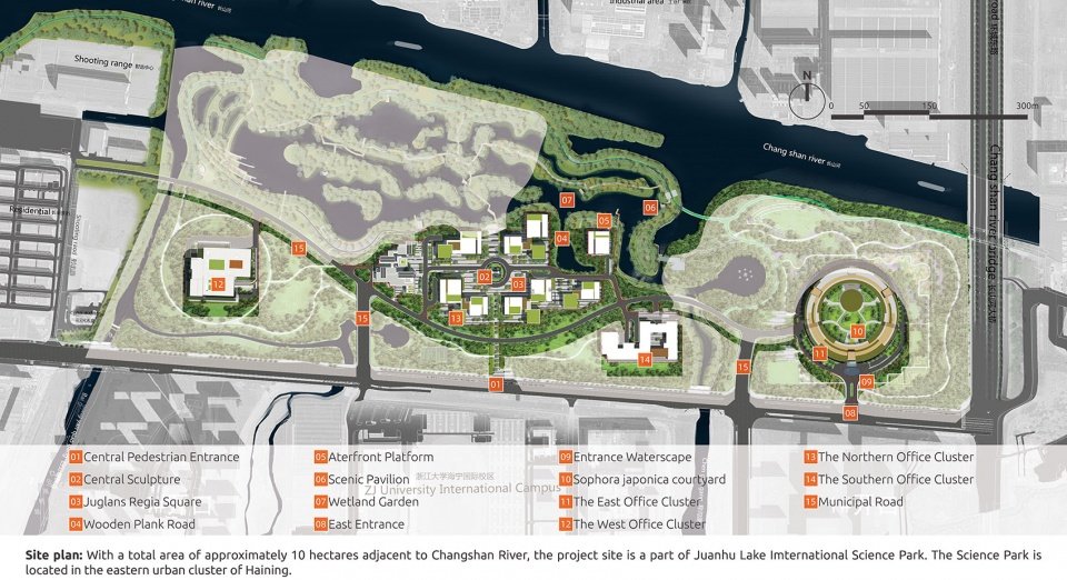 海宁浙江大学国际校区北侧办公园区 / 奥雅设计