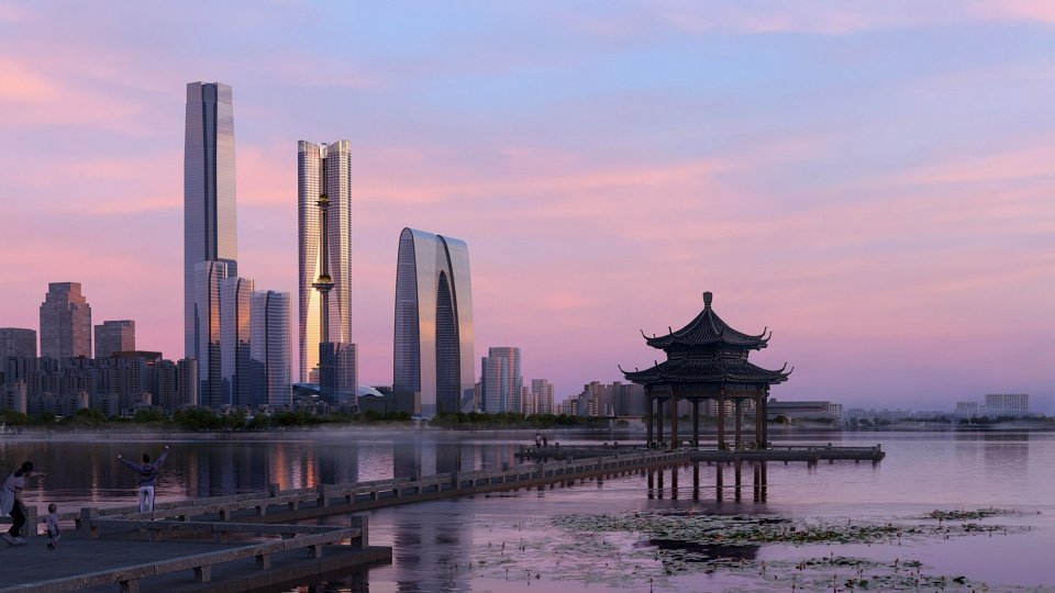 SOM 在苏州与中海合作打造地标塔楼