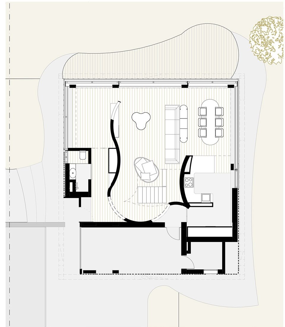 “花瓣庭院”住宅，波尔图 / Sandra Micaela Casinha Atelier