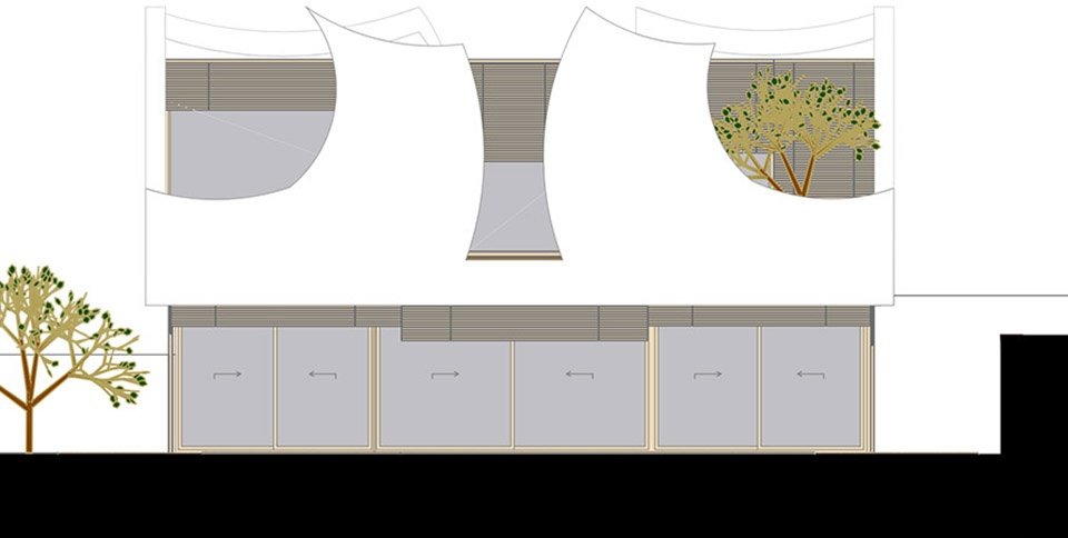 “花瓣庭院”住宅，波尔图 / Sandra Micaela Casinha Atelier