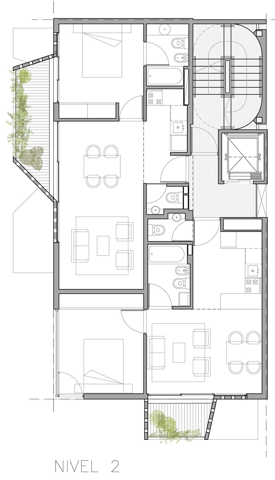 M 5606 住宅楼，阿根廷 / Arqtipo + Arq Juan Pablo Negro