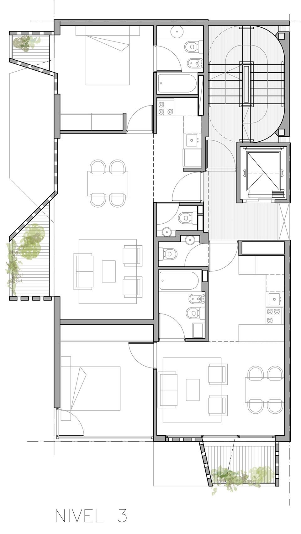 M 5606 住宅楼，阿根廷 / Arqtipo + Arq Juan Pablo Negro