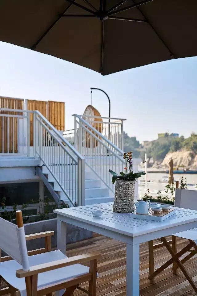 温州洞头蓝色海边避世精品民宿，带你徜徉“圣托里尼”纯白天堂里