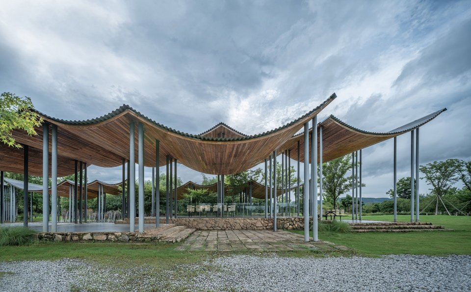 径山花海帐亭，杭州 / 浙江农林大学园林设计院 + 东维建筑