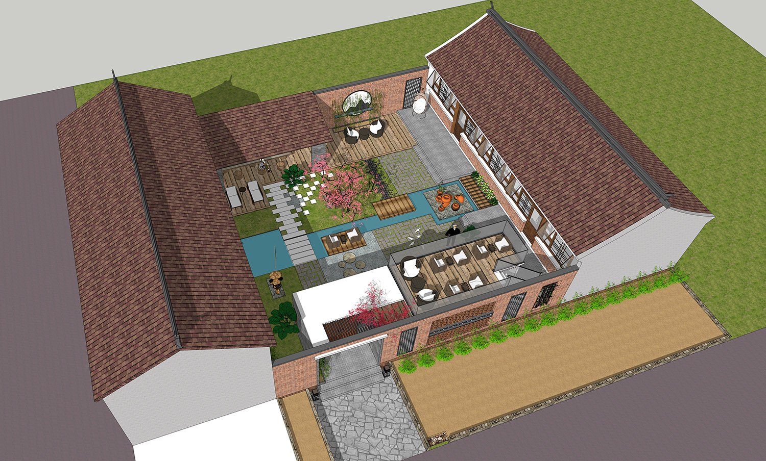 北京顺义中式庭院改造,从此再也不用羡慕别人家的庭院了 北京顺义中式庭院改造,从此再也不用羡慕别人家的庭院了