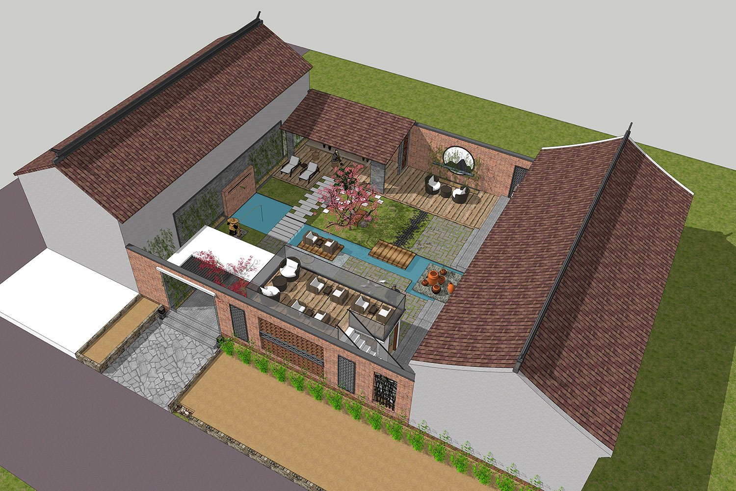 北京顺义中式庭院改造,从此再也不用羡慕别人家的庭院了 北京顺义中式庭院改造,从此再也不用羡慕别人家的庭院了