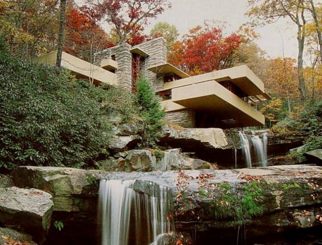 流水别墅,一种别样的美! 流水别墅,一种别样的美!