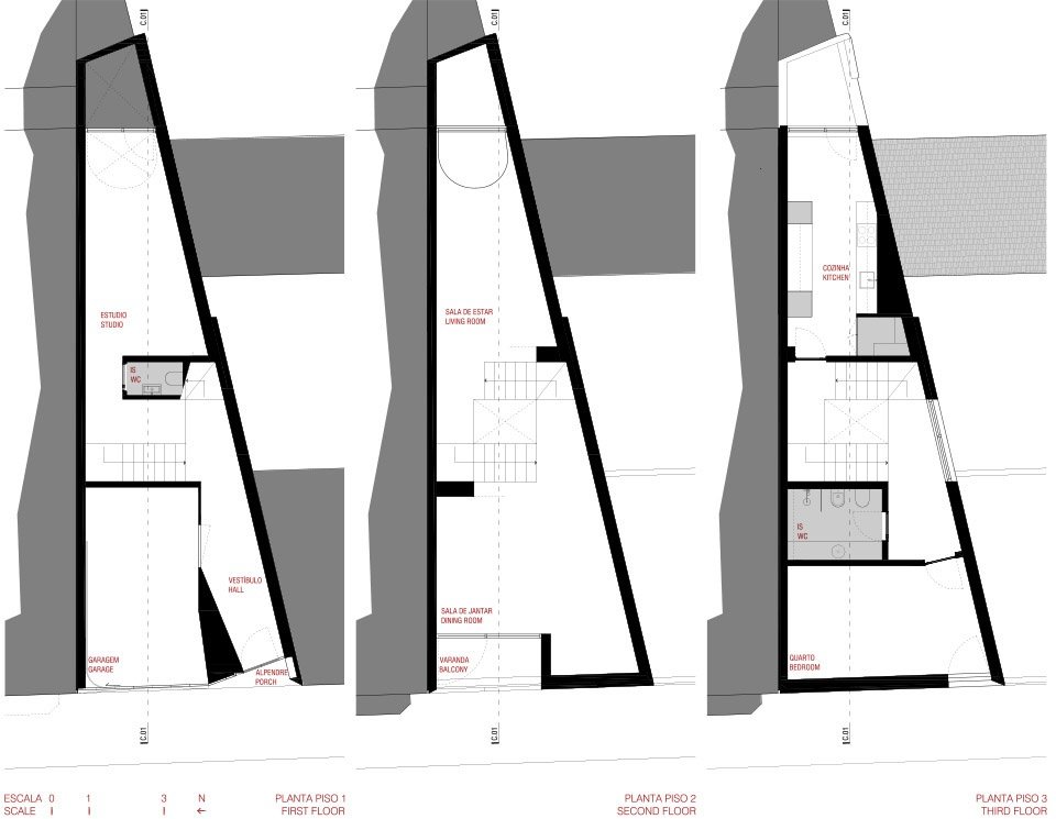 垂直住宅，波尔图 / Tsou Arquitectos