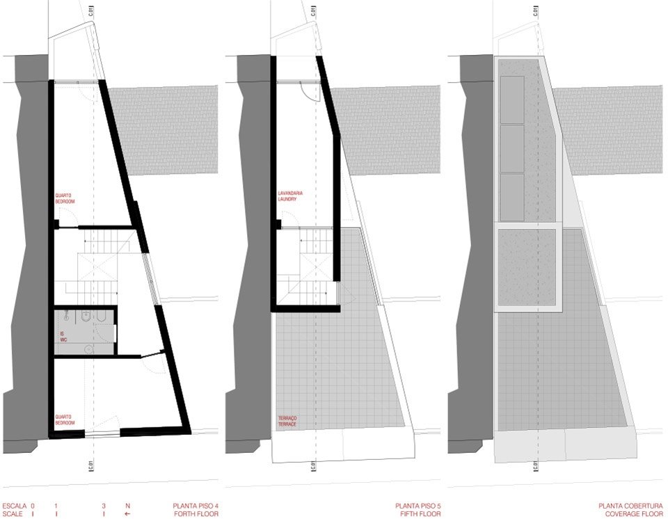 垂直住宅，波尔图 / Tsou Arquitectos