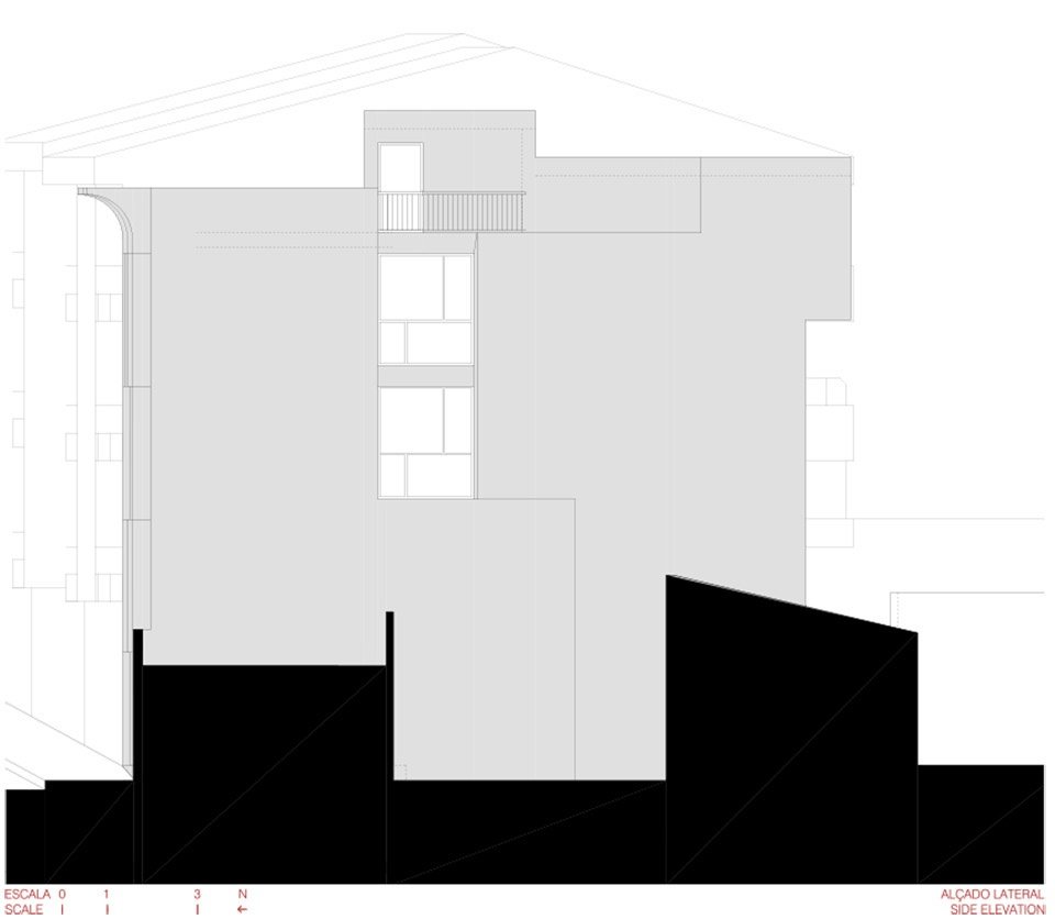 垂直住宅，波尔图 / Tsou Arquitectos
