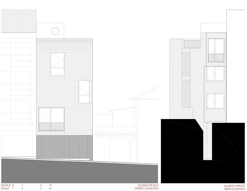 垂直住宅，波尔图 / Tsou Arquitectos