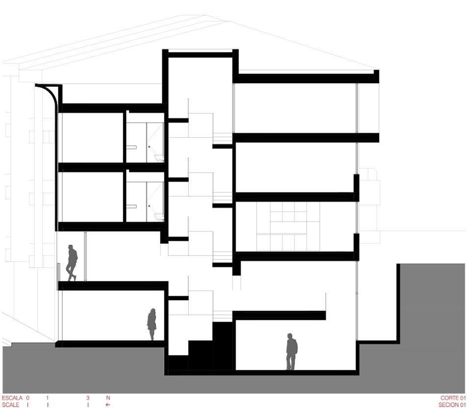 垂直住宅，波尔图 / Tsou Arquitectos
