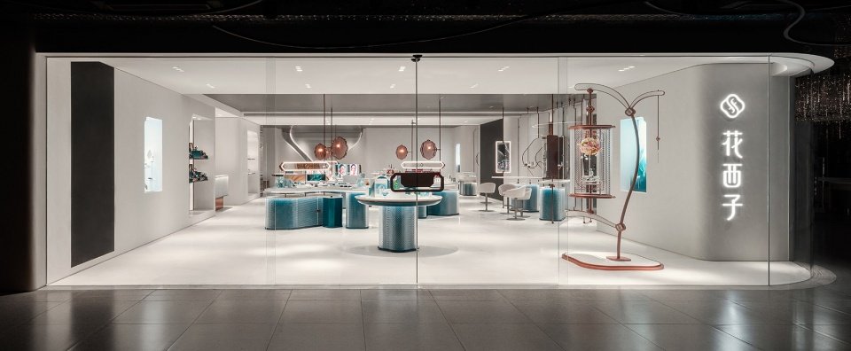 花西子「隐园」全球首家线下旗舰店,杭州 / 立品设计 花西子「隐园」全球首家线下旗舰店,杭州 / 立品设计