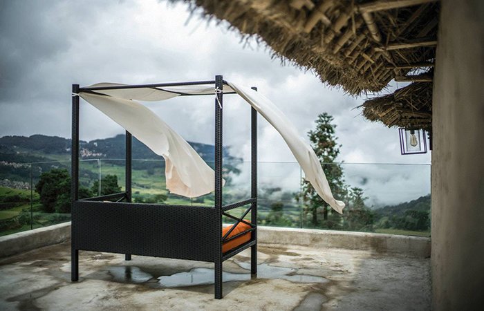 梯田里的绝美民宿，这样的民宿想住吗？