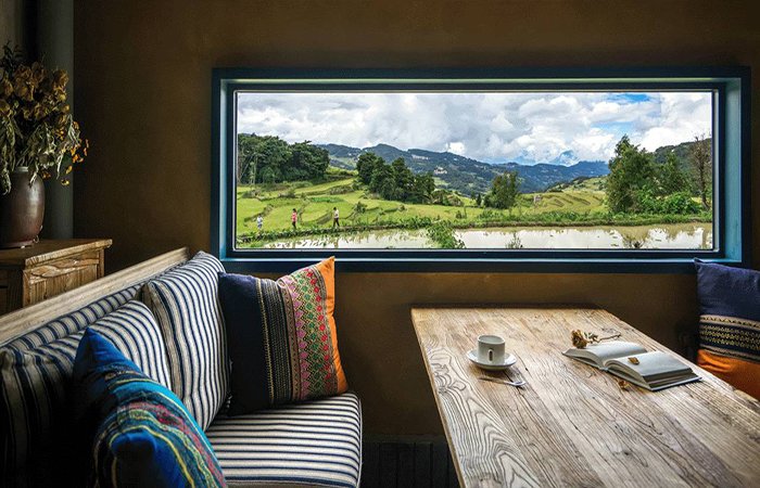 梯田里的绝美民宿，这样的民宿想住吗？