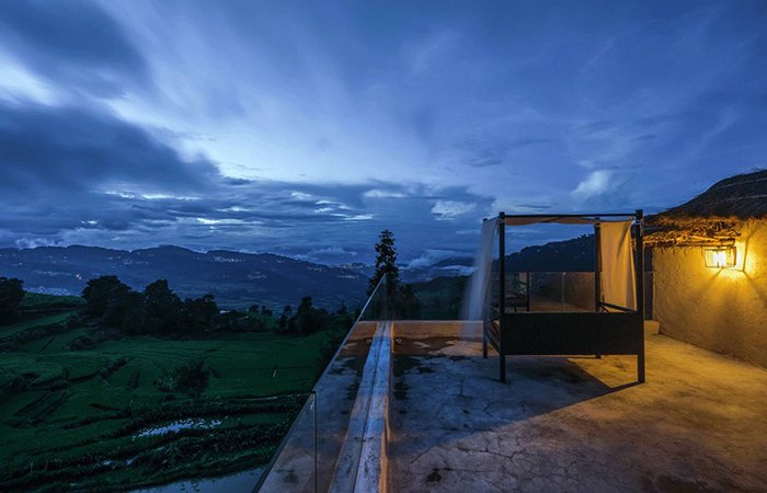 梯田里的绝美民宿，这样的民宿想住吗？