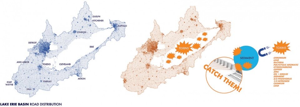 2022 ASLA 研究类荣誉奖：遏制沉积物：概念的证明，美国俄亥俄州 / Halina Steiner + Ryan Winston