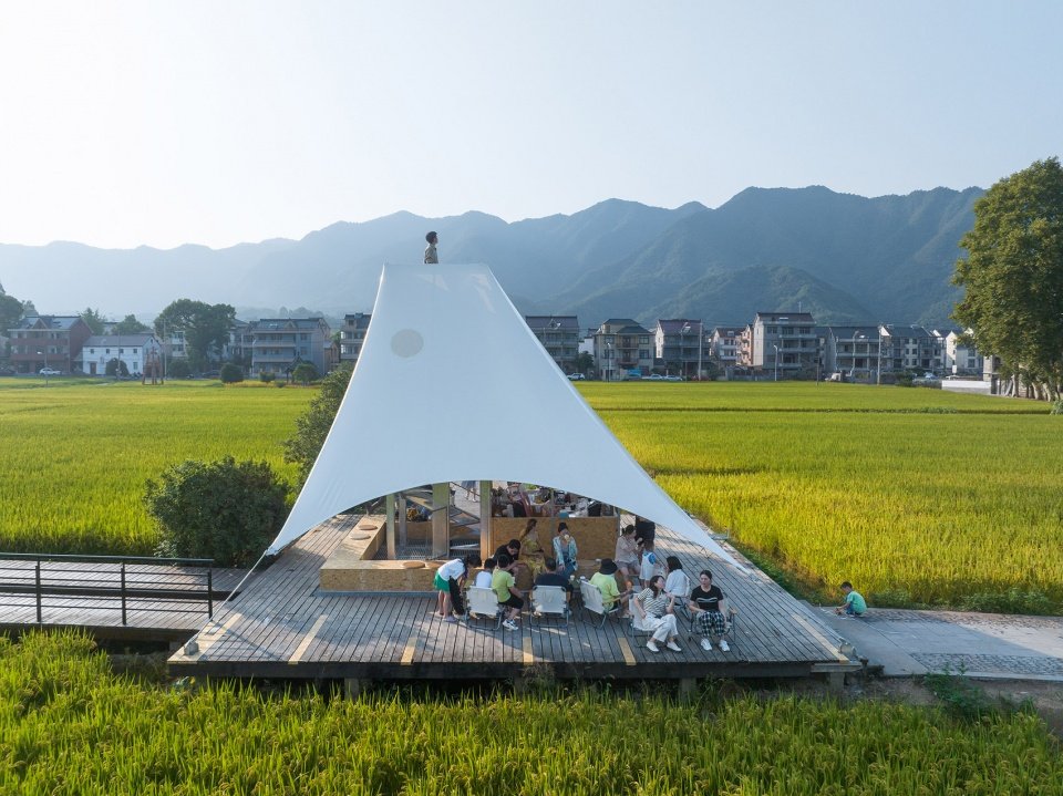 稻田塔亭，浙江桐庐 / 跳房子建筑工作室