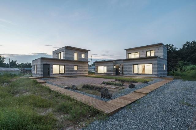 【乡村别墅】三个家庭 两栋建筑 一个庭院 【乡村别墅】三个家庭 两栋建筑 一个庭院