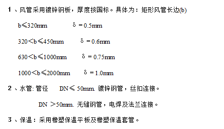 某公司车间改造工程空调施工组织设计