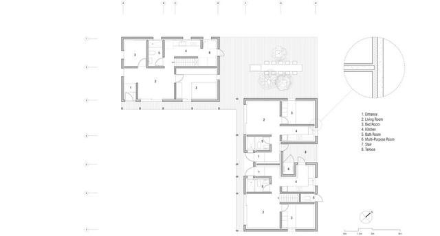 【乡村别墅】三个家庭 两栋建筑 一个庭院 【乡村别墅】三个家庭 两栋建筑 一个庭院